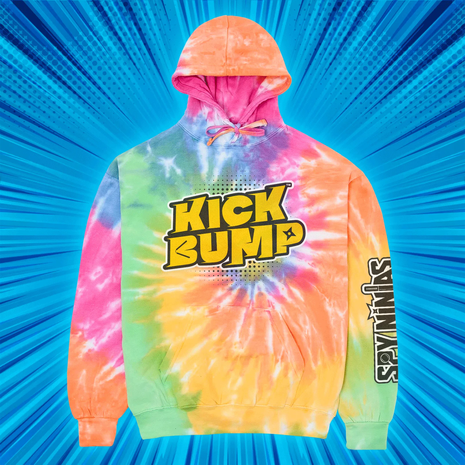 Kickbump Youth Tie Dye Hoodie - Image 3