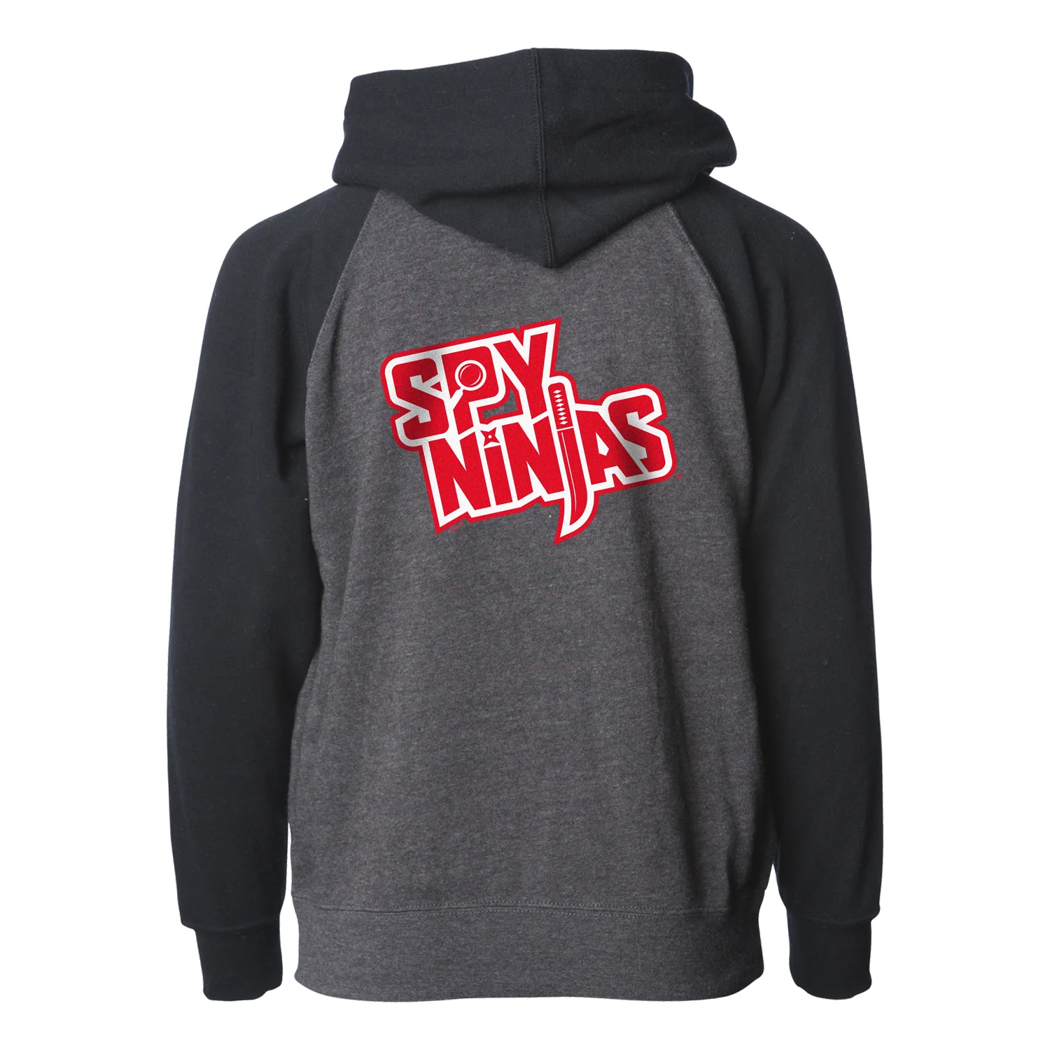 Spy Ninjas LCP Youth Two-Tone Zip Hoodie - Carbon / Black - Image 4