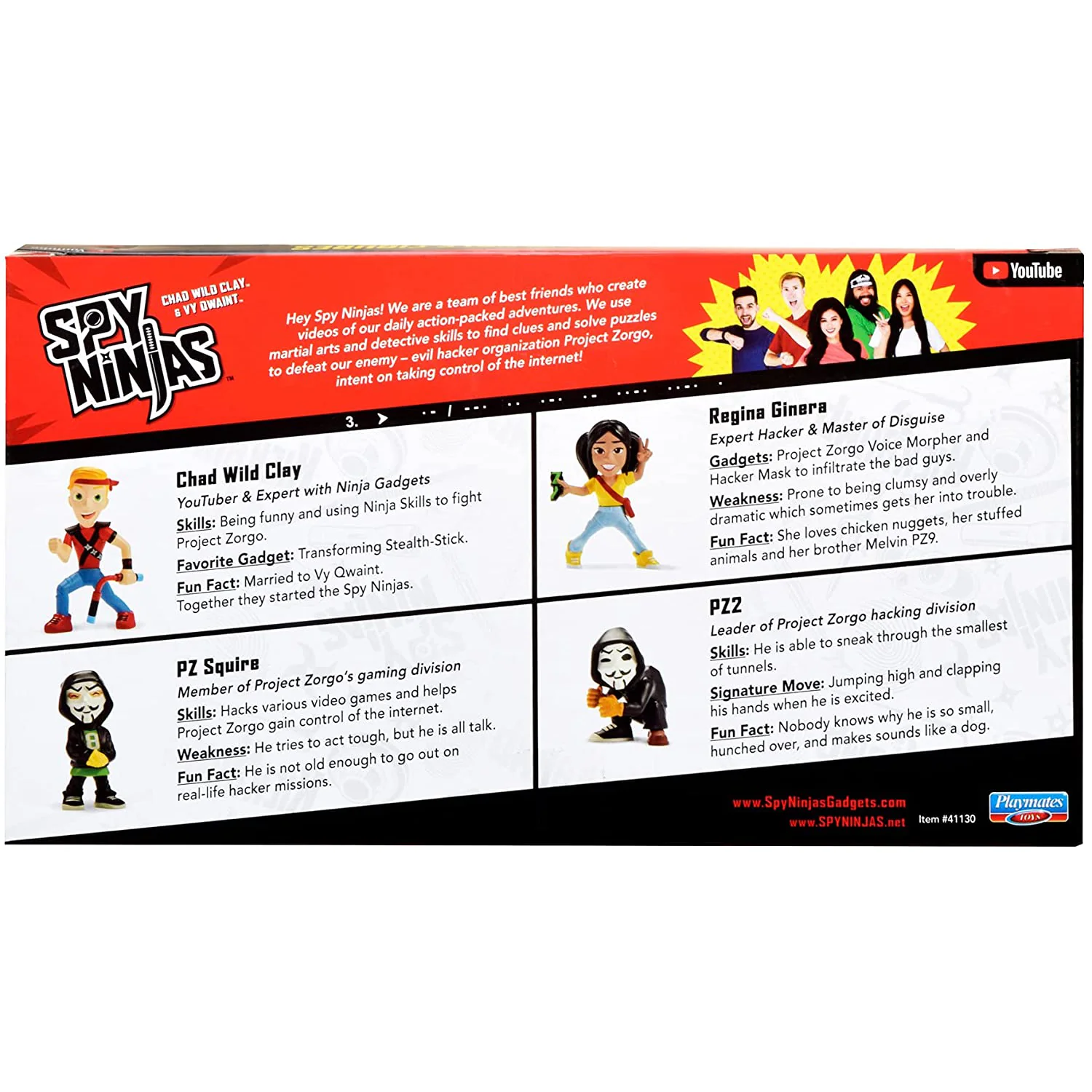 Spy Ninjas Collectible Figure 4-Pack with Chad - Image 8