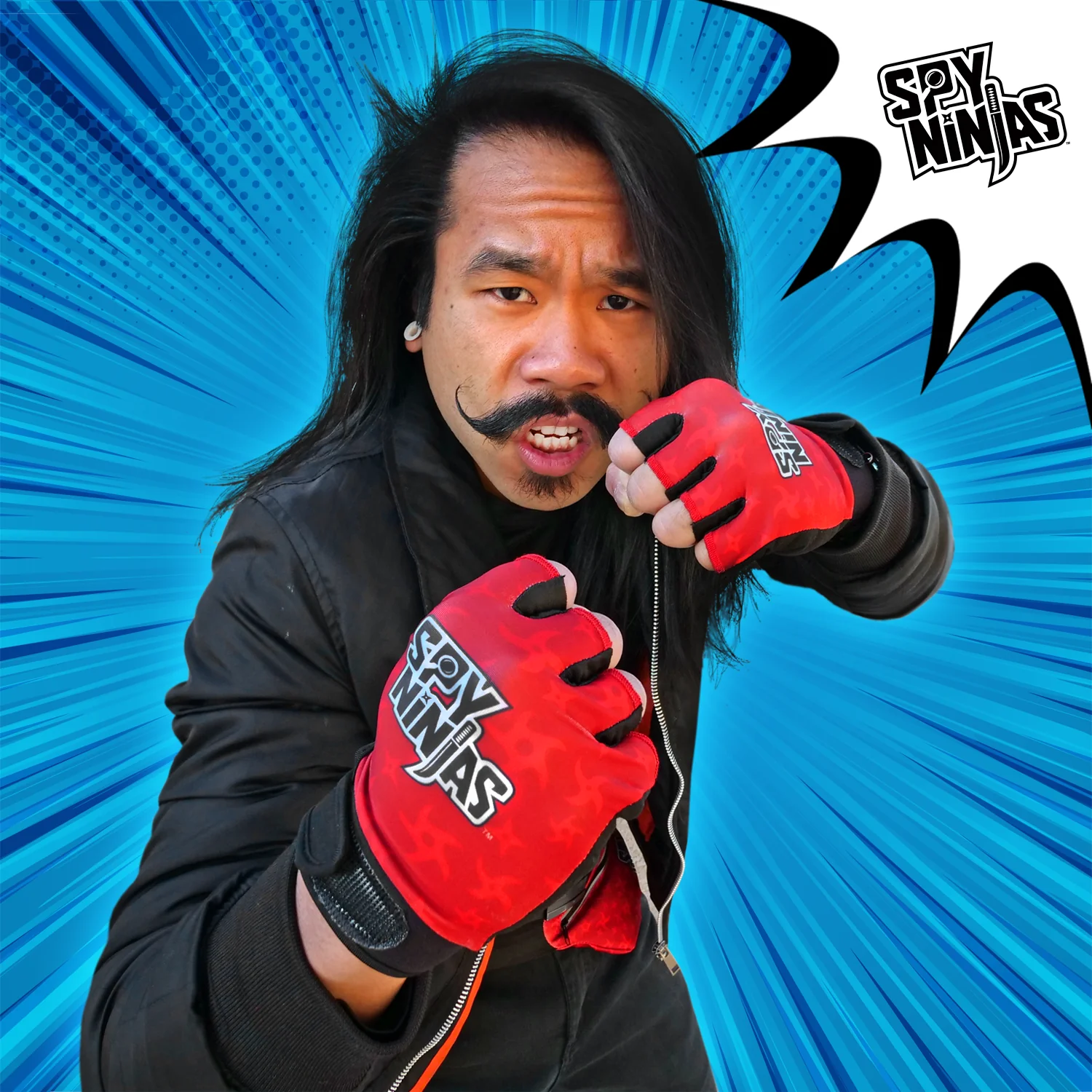 Spy Ninjas Fingerless Gloves - Youth - Image 3