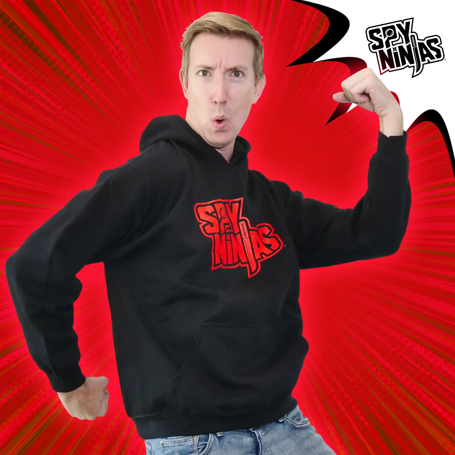 Spy Ninjas Youth Hoodie - Black - Image 2